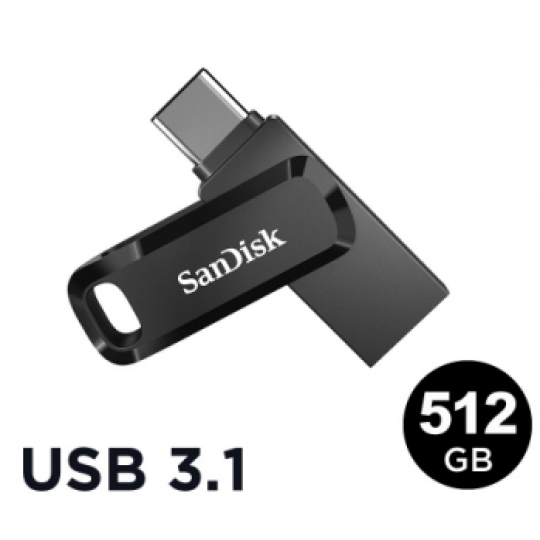 USB OTG TYPE-C 512Gb 3.1 SanDisk Ultra Dual Drive Go DDC3