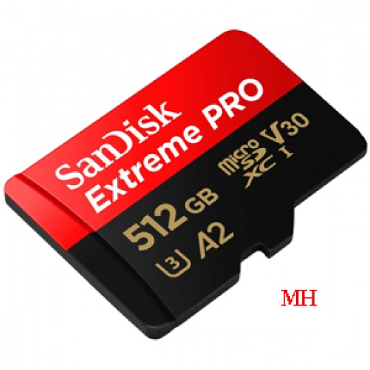 THẺ NHỚ 512GB Micro SDXC Sandisk EXTREME PRO V30 A2 200Mb/s