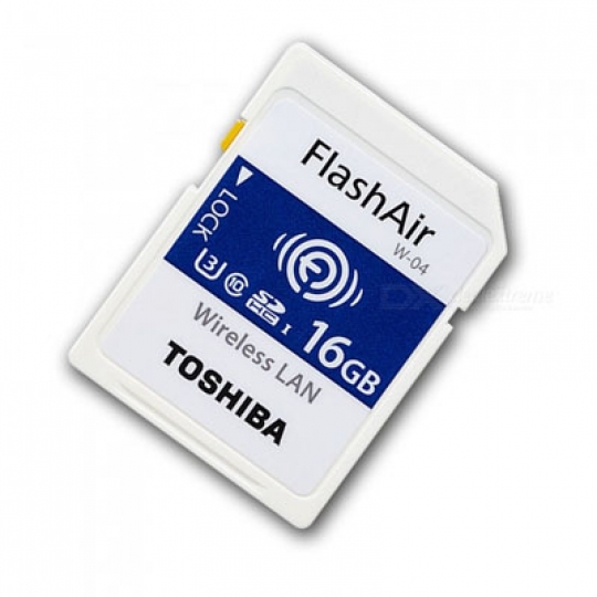 Thẻ nhớ SD Wifi Toshiba 16GB Class10 U3 FlashAir W-04