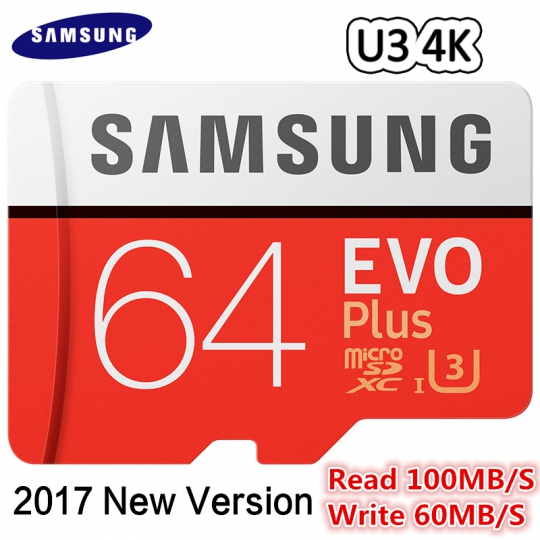 Thẻ nhớ Micro SDXC 64GB Samsung EVO plus U3 100MB/S 4K