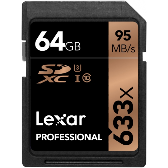 THẺ NHỚ 64GB SDXC Lexar Professional Class 10 95MB/s ( 633X)