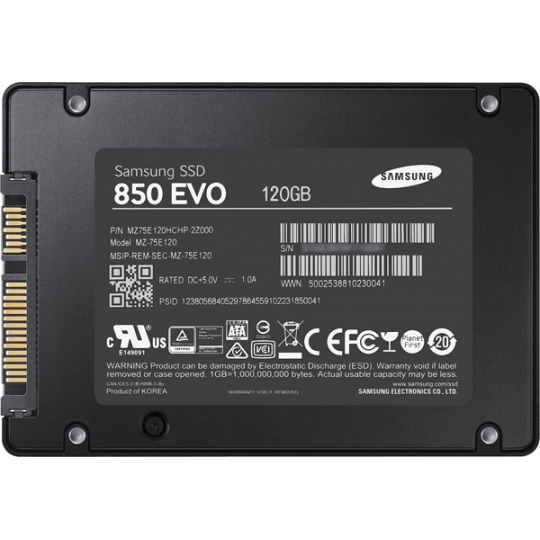 Ổ CỨNG SSD SAMSUNG 850 EVO 120Gb 2,5 inch SATA III