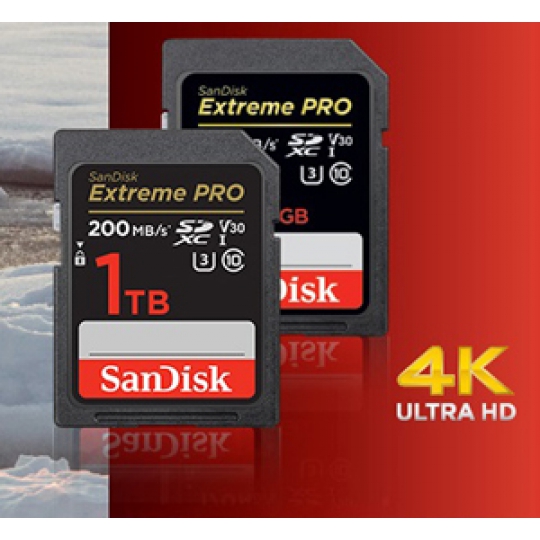 Thẻ nhớ 1Tb SDXC SANDISK EXTREME PRO CLASS 10 200MB/S U3 V30