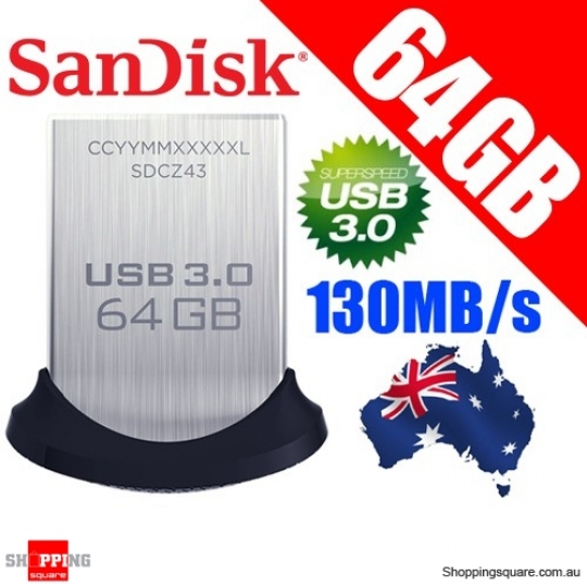 USB 64Gb SanDisk Ultra Fit CZ43 3.0