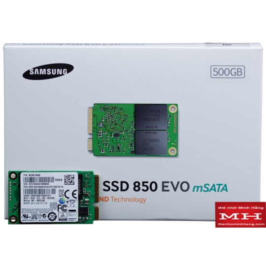 Ổ CỨNG SSD SAMSUNG 850 EVO MSATA 500Gb