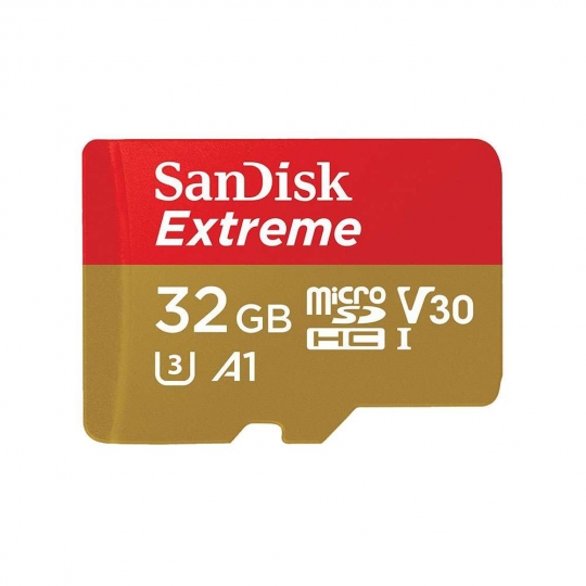 THẺ NHỚ 32GB Sandisk EXTREME Micro SDHC (Class 10) U3 V30 100MB/S