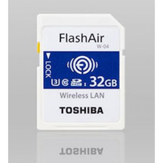 Thẻ nhớ SD Wifi Toshiba 32GB Class10 U3 FlashAir W-04