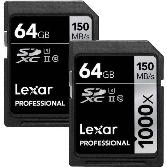 THẺ NHỚ 64GB SDXC Lexar Professional Class 10 150MB/s ( 1.000X)