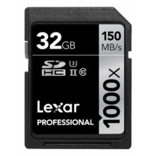 THẺ NHỚ 32GB SDHC Lexar Professional Class 10 150MB/s ( 1.000X)