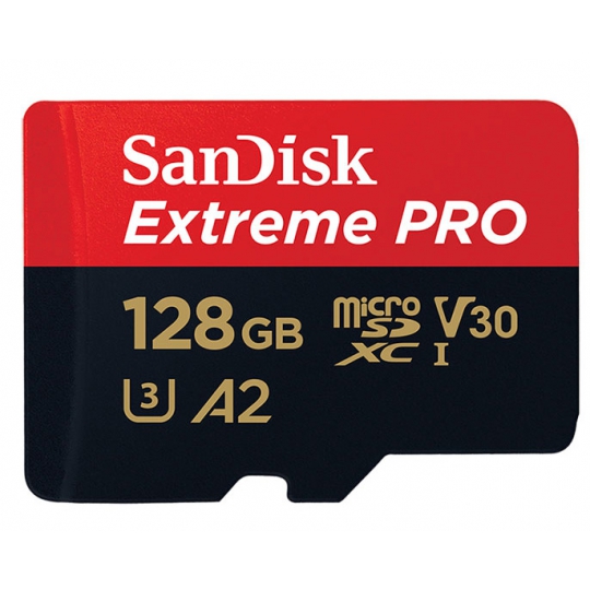 THẺ NHỚ 128GB Micro SDXC Sandisk EXTREME PRO (Class 10) U3 V30 A2 4K170Mb/s