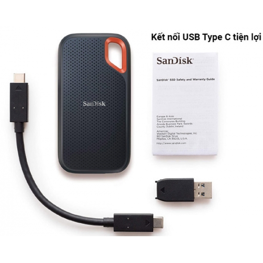 Ổ cứng di động 1TB SSD SANDISK Extreme Portable E61 USB 3.2 Gen 2