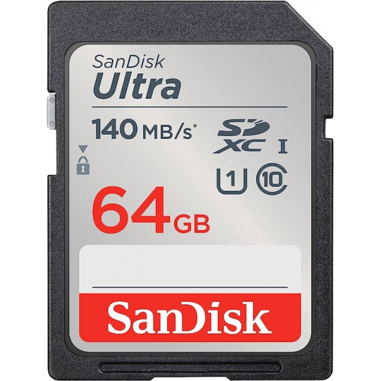 THẺ NHỚ 64GB SDXC SANDISK ULTRA CLASS 10 140MB/s